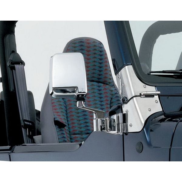 【USA在庫あり】 Rampage 87年-95年 Jeep ラングラー(YJ) Half Door Side Mirrors - Chrome ram7504 JP店