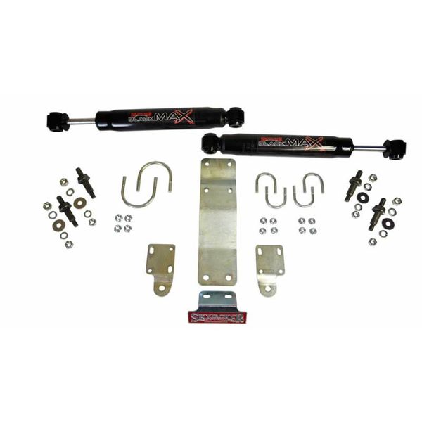 【USA在庫あり】 Skyjacker 2007-2017 Jeep ラングラー (JK) (Use w/ OEM Tie Rods) Dual Steering Damper Kit w/ Black Max sky8204 JP店 44,718円