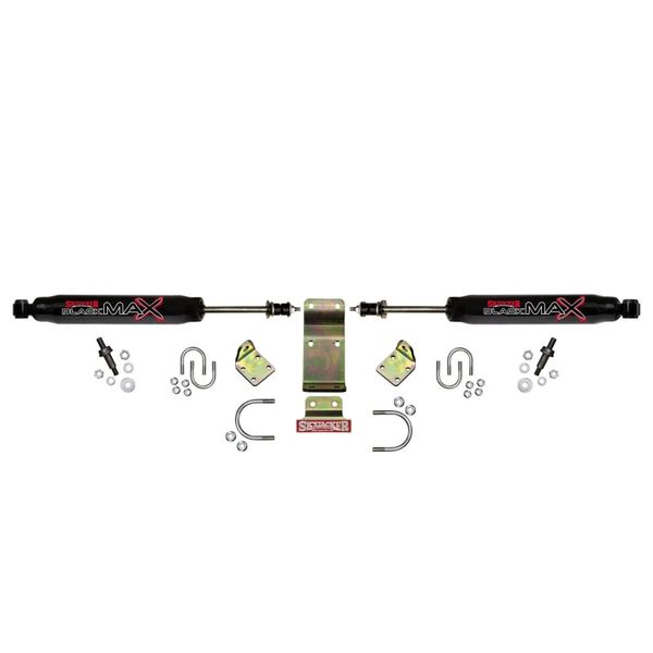 【USA在庫あり】 Skyjacker 2018 Jeep ラングラー JL - Black Dual Steering Damper Kit sky8208 JP店