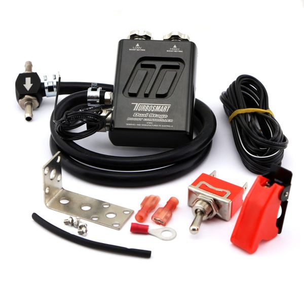 【USA在庫あり】 Turbosmart Dual ステージブーストコントローラー V2 ブラック turTS-0105-1102 JP店