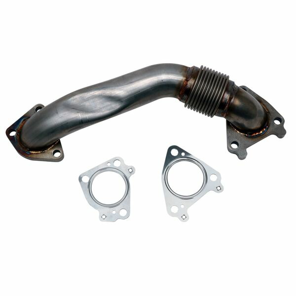 【USA在庫あり】 Wehrli 01年-04年 シボレー 6.6L Duramax LB7 2in ステンレス Pass. Side Up Pipe w/ガスケット (シングル Turbo) wcfWCF100654 JP店