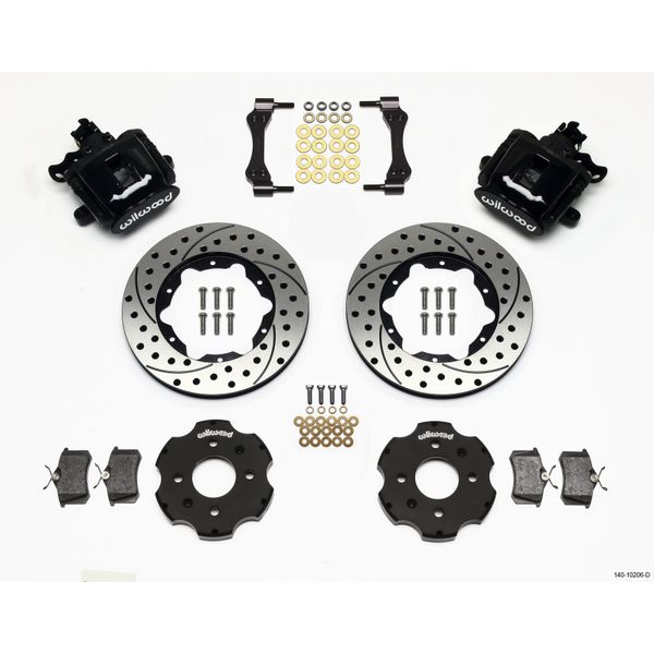 【USA在庫あり】 Wilwood Combination パーキングブレーキ Rear Kit 11.00in Drilled Civic / Integra Disc 2.39 Hub Offset wil140-10206-D JP店