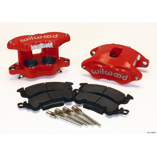 【USA在庫あり】 Wilwood D52 フロント キャリパーキット - Red 2.00 / 2.00in Piston 1.28in Rotor wil140-11290-R JP店