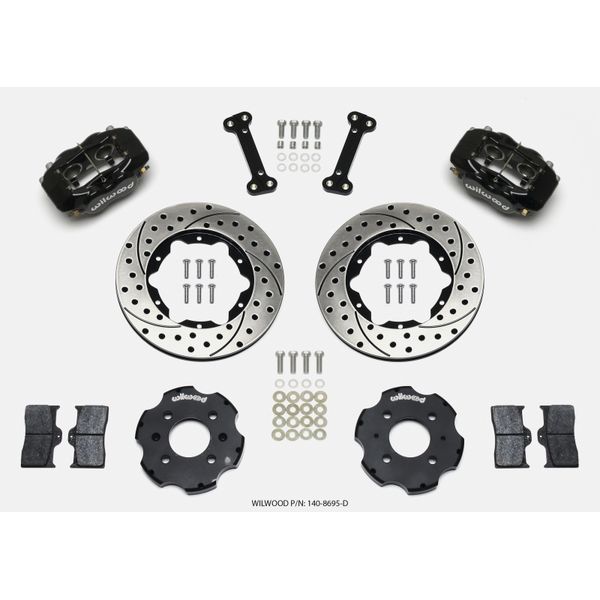 【USA在庫あり】 Wilwood Forged Dynalite フロント Hat Kit 11.00in Drilled Integra/Civic w/Fac.240mm Rtr wil140-8695-D JP店