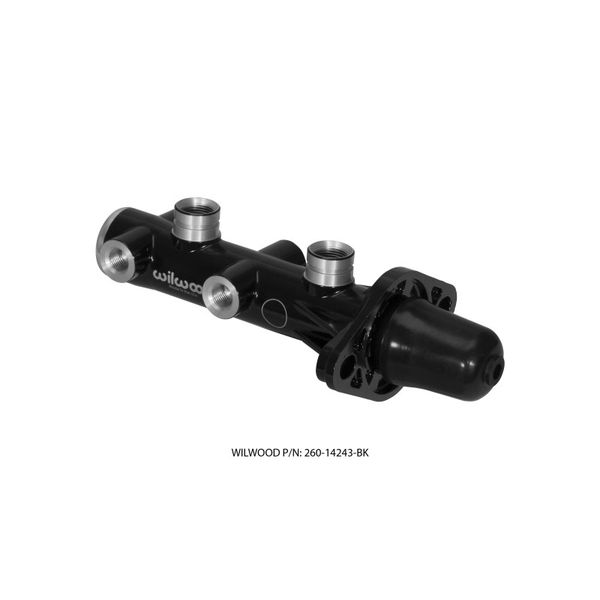 【USA在庫あり】 Wilwood Tandem Remote Master Cylinder - 1in Bore ブラック wil260-14243-BK JP店