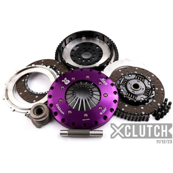 【USA在庫あり】 XClutch 05年-07年 ボルボ S40 T5 2.5L 9in Twin Sprung オーガニック クラッチキット xclXKFD23648-2A JP店