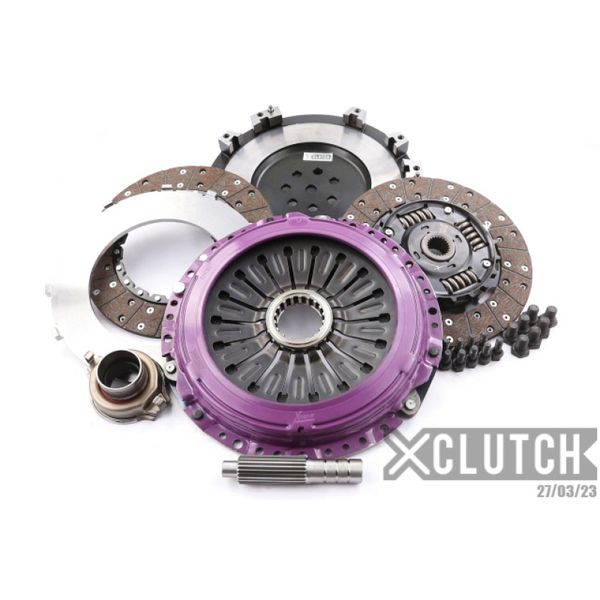 【USA在庫あり】 XClutch 1997 ミツビシ ランサーエボリューションIV 2.0L 10.5in Twin Sprung オーガニック クラッチキット xclXKMI23522-2A JP店