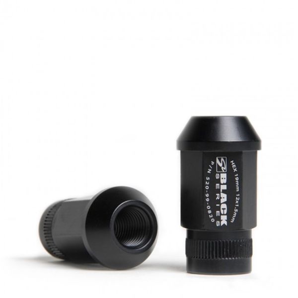 【USA在庫あり】 Skunk2 12 x 1.5 Forged Lug Nut セット (ブラック Series) (20 Pcs.) skk520-99-0855 JP店