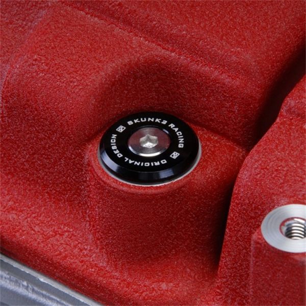 【USA在庫あり】 Skunk2 ホンダ/Acura B-Series VTEC ブラック アノダイズド Low-Profile バルブ Cover Hardware skk649-05-0115 JP店