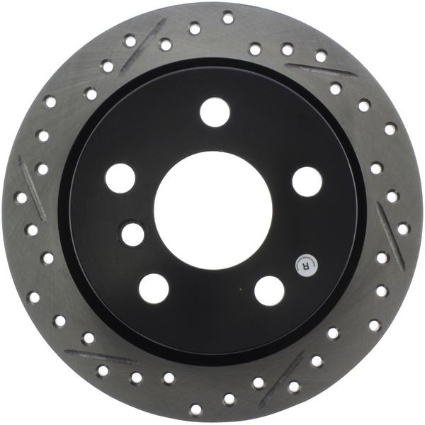 【USA在庫あり】 StopTech 14年-15年 Mini Cooper Base スリット＆ドリルド リア 右 ローター sto127.34159R JP店