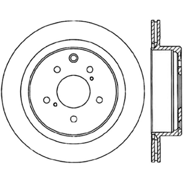【USA在庫あり】 StopTech Power Slot 6/89年-96年 ニッサン 300ZX スリット＆ドリルド 左リア ローター sto127.42047L JP店
