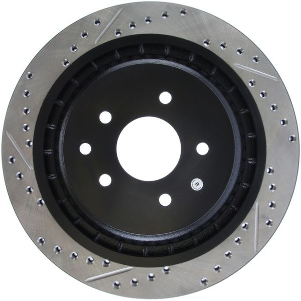 【USA在庫あり】 StopTech Infiniti G37/ニッサン 370Z SportStop スリット＆ドリルド リア 右 ローター sto127.42101R JP店