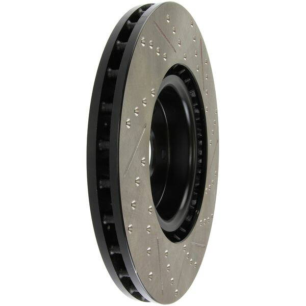 【USA在庫あり】 StopTech 05年-10年 スバル Impreza WRX/STi スリット＆ドリルド 右 フロント ローター sto127.47022R JP店