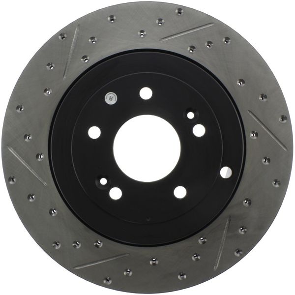 【USA在庫あり】 StopTech 10 ヒュンダイ Genesis Coupe w/ Factory Brembo スリット&ドリルド 右 リア ローター sto127.51035R JP店