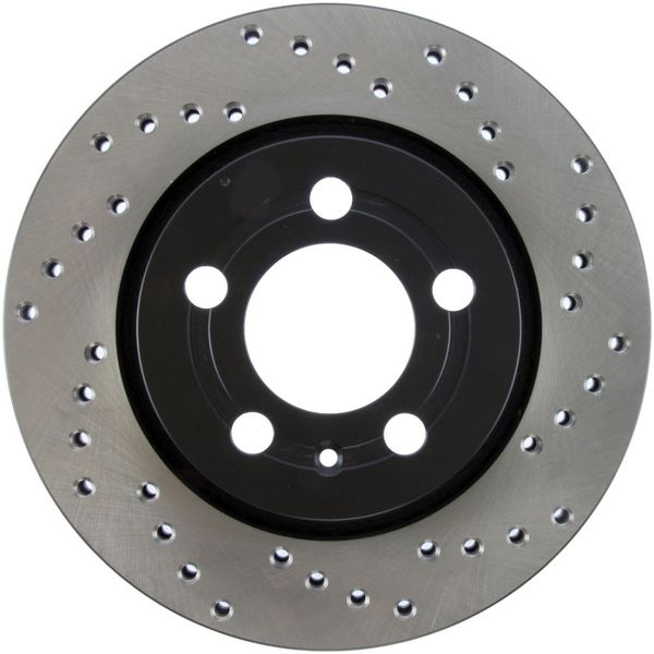 【USA在庫あり】 StopTech 03年-05年 VW Golf GTi vented リアdiscs ドリルド 左リアローター sto128.33069L JP店
