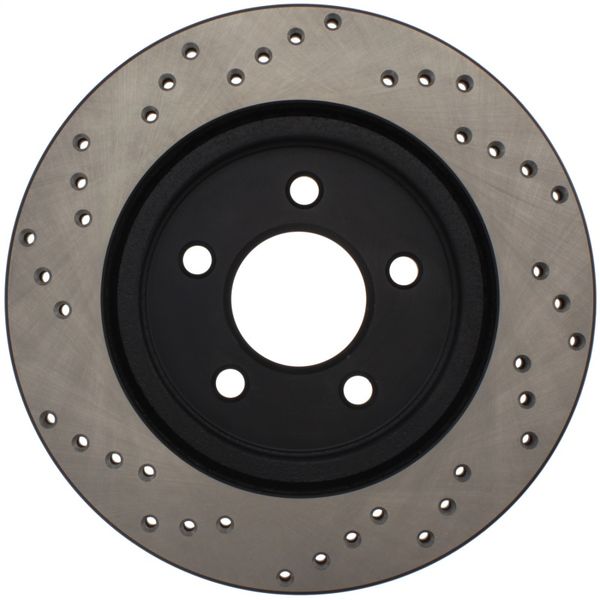 【USA在庫あり】 StopTech 05年-10年 フォード Mustang V6/4.0L/GT V8/4.6L Cross ドリルド 左リアローター sto128.61087L JP店