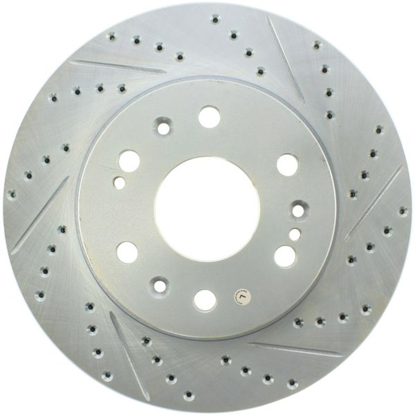 【USA在庫あり】 StopTech Select Sport 07年-11年 GM シルバーado 1500 スリット、ドリルド 左フロント ローター sto227.66057L JP店