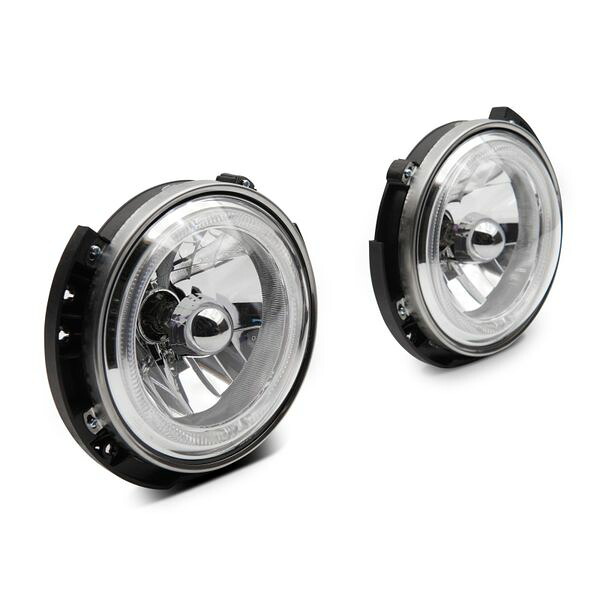 【USA在庫あり】 Raxiom 07年-18年 Jeep ラングラー JK LED Halo Headlights- Chrome Housing (Clear Lens) raxJ121871 JP店 27,247円