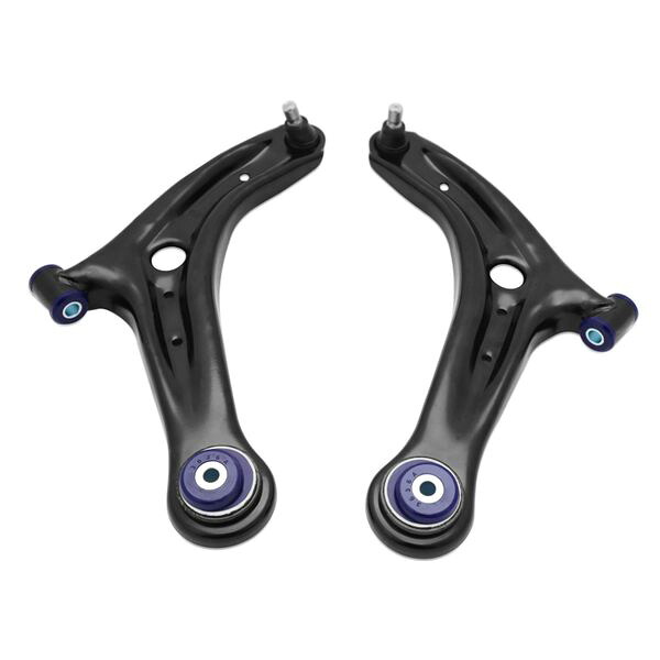【USA在庫あり】 Superpro 13年-17年 Ford Fiesta Complete フロント Lower コントロール アーム キット (Caster Increase) sprTRC1048 JP店