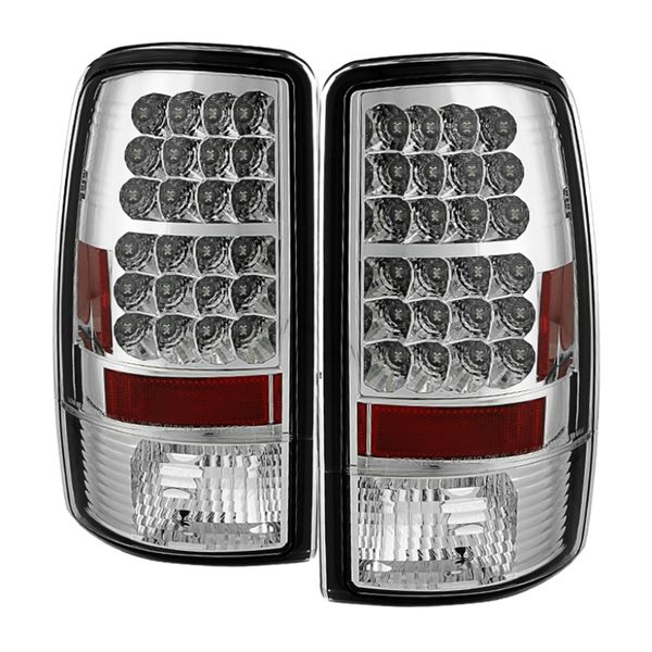 【USA在庫あり】 Spyder シボレー Suburban/Tahoe 1500/2500 00年-06年/GMC Yukon LED テールライト クローム ALT-YD-CD00-LED-C spy5001535 JP店