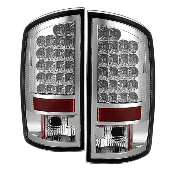 【USA在庫あり】 Spyder Dodge Ram 02年-06年 1500/Ram 2500/3500 03年-06年 LED テールライト クローム ALT-YD-DRAM02-LED-C spy5002563 JP店
