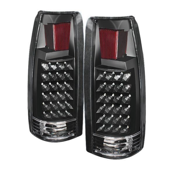 【USA在庫あり】 Spyder Xtune Yukon Denali 99年-00年 LED テールライト ブラック ALT-JH-CCK88-LED-BK spy9022449 JP店