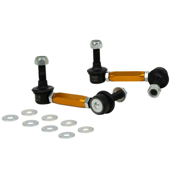 【USA在庫あり】 Whiteline Universal スタビライザー Link Assy Heavy Duty アジャスタブル Steel Ball 115mm Size whlKLC180-115 JP店 26,604円