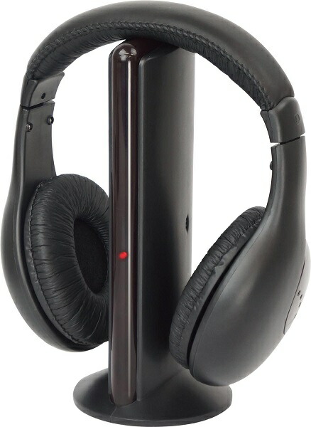 ワイヤレスヘッドホン 折りたたみ式 ケーブル・ケース付き　黒　ブラック E475：E476：ヘッドフォン専用キャリングケース／ソフトタイプ