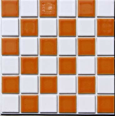 楽天市場】DIYタイル そのまま貼れる タイルシール 23ミリ角 オレンジ