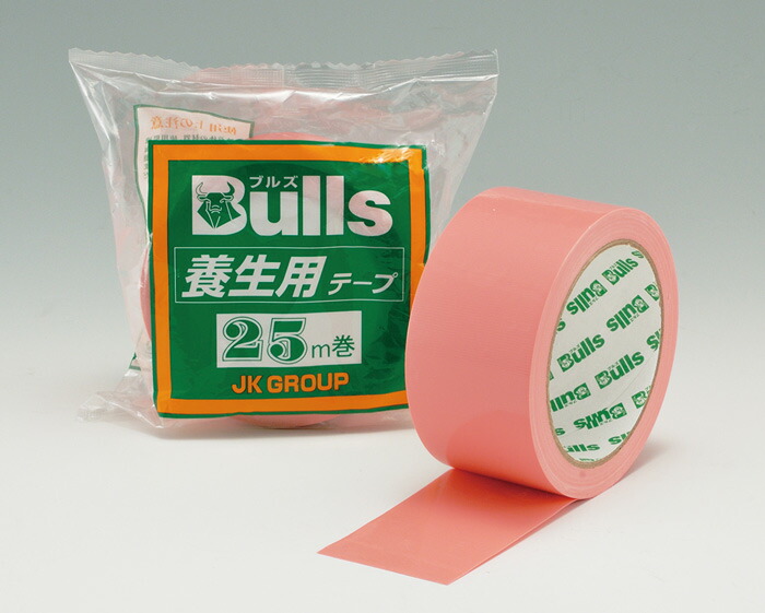 Bulls 養生用テープ 25m巻 30個入り メーカー直送 Bulls ブルズ ニュータイプ養生テープオレンジ