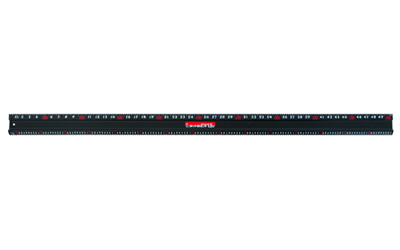 シンワ測定 アルミカッター定規 カット師EX 1.5m 併用目盛 65034|広島工具