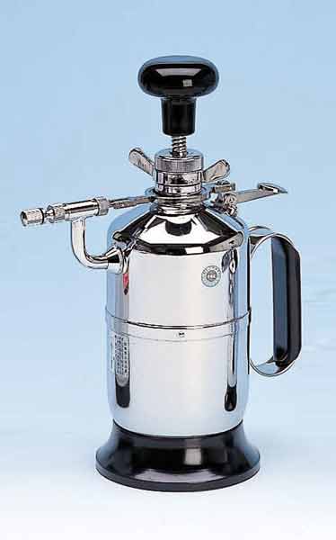 表具・襖用霧吹き 蓄圧式 920ml 金管楽器製 広島手道具