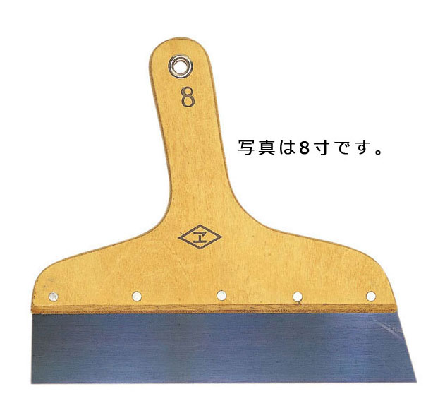 楽天市場】広島工具 ハガネ地ベラ(0.4mm厚) 7寸：広島工具
