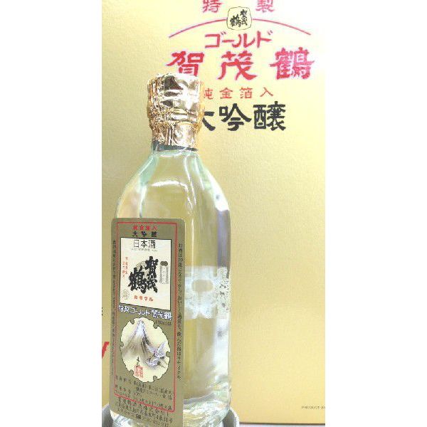 賀茂鶴 日本酒６本 特製ゴールド賀茂鶴 純金箔入り大吟醸 720ml ×６本 大吟醸特製ゴールド賀茂鶴 720ml(GK-B1) | JTBショッピング