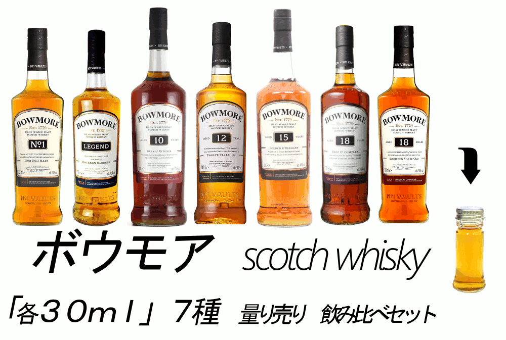 市場 量り売り 飲み比べセット 一部地域除く 5種 スコッチウイスキー お試しです おすすめ スモーキーな 送料無料 各100ml 詰め替え