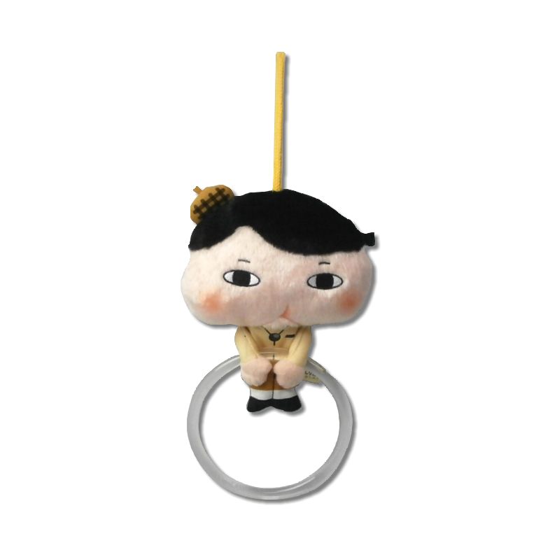 おしりたんてい タオルハンガー おしりたんてい K-7747 [メール便（定形外郵便）対応商品品] 【ブラウン】 【マルチーズしょちょう】 【キャラクターグッズ】 【プレゼント】 【ギフト】画像