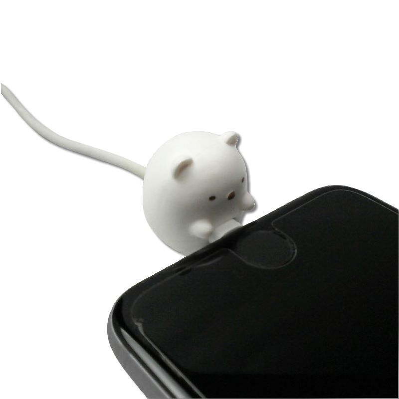 楽天市場 すみっコぐらし ケーブルバイト しろくま 1316 追跡可能メール便 送料200円 対応商品 すみっコぐらし ケーブルバイト ケーブルアクセサリー Cablebite すみっこ すみっこぐらし しろくま キャラクターグッズ キャラクター