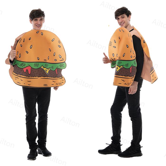 楽天市場】コスプレ 仮装 大人用 ハンバーガーコスチューム STD