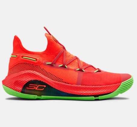 under armour curry 6 men red