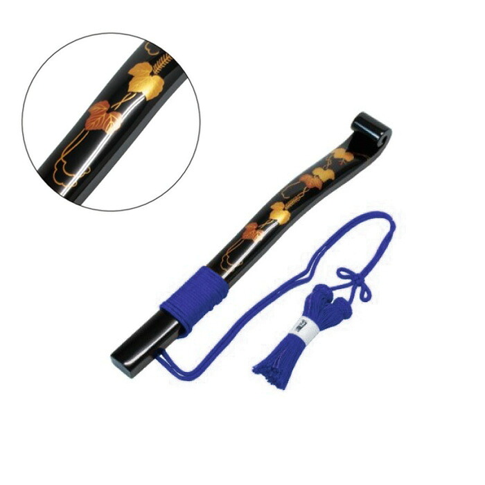 忽　黒塗/蔦蒔絵/紫房　1尺～1.3尺　寺院　仏具　法具　禅宗　僧侶　日本製｜お仏壇・京仏具の久家堂
