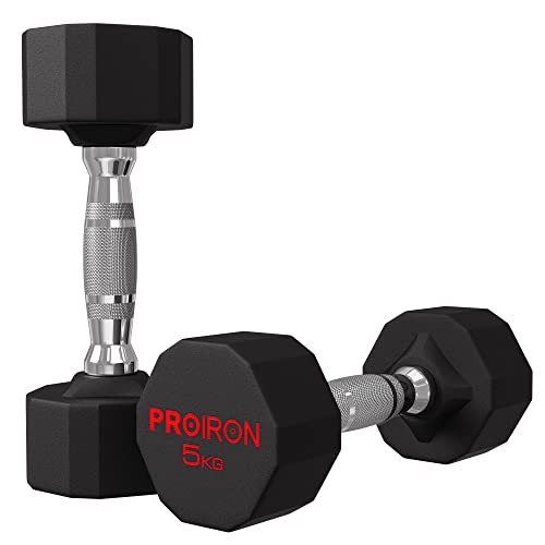 PROIRON 鋼 ダンベル だんべる 5kg 2個セット 鉄アレイ ﾀﾞﾝﾍﾞﾙ ?? dumbelll set 家庭用および商業用に適しています