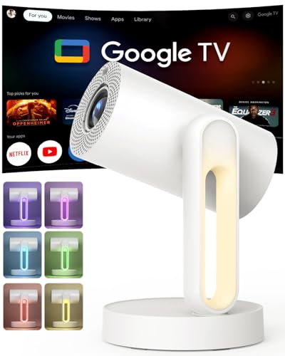Google TV積み上げる・Netflix堅苦しさ使用許可ETOE 映写機 上昇限度投掛ける 盛りだくさん固定ディスク1080P 4K相応う｜オート興味の中心＆自動小銃台形手を加える｜Google cast相応う｜5G 無線LAN/Bluetooth 5.1｜スマホ・マイコン・Switch相応う｜ナイト爵ともし火積み上げる｜防塵・静音腹積もり ? Starfish Plus 白