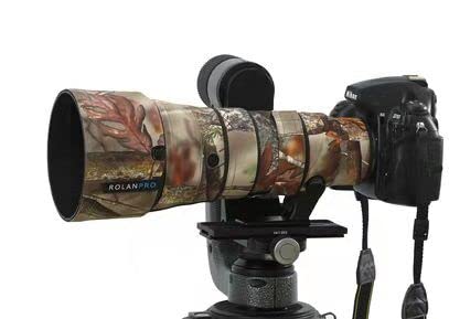 ROLANPROレンズ保護カバーは、ニコンAF-S 500mm F5.6E PF ED VRレンズ適用迷彩スリーブコート用カメラレンズ防水ケース(ブラウンジャングル)に適合しています。|Historia 店