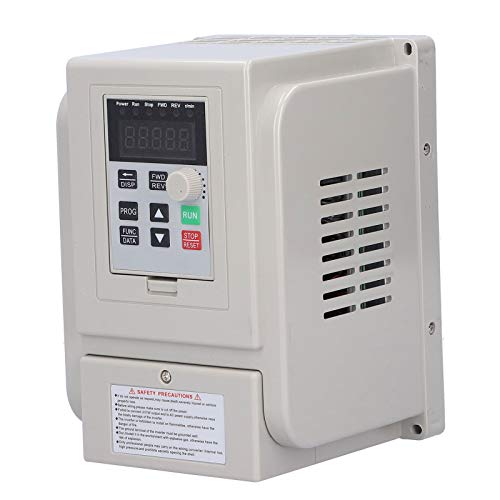 インバーター 110V単相入力 220V三相出力 三相インバーター 2.2kW VFD ポータブル AT5?2200X 高トルク 広い回転数範囲 周波数インバータ VFDスピードコントローラインバーター