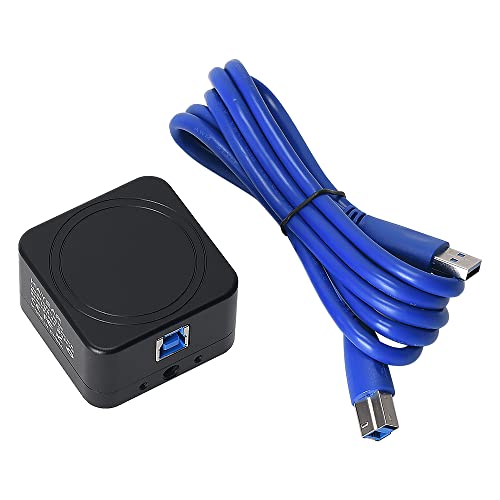 ＨＡＹＥＡＲ 8MP 1/1.8\" 検出器 4K USB 製作写真機 デジタル接眼水晶体のマイクロスコープ（黒および薄墨色より分けるでき） (黒)"