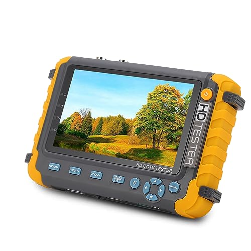 5インチCCTVテスター、8MP AHD/TVI/CVI同軸アナログビデオモニターテスター、VGA/HDMI入力、DC 12V出力、UTPケーブルテストセキュリティカメラテスター