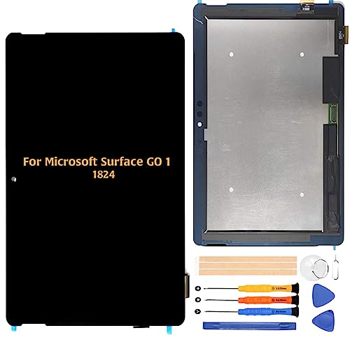 A-MIND For Microsoft Surface Go 1824 液晶パネル 画面交換修理用 タッチパネルセット ＬＣＤスクリーン 統合画面交換修理用キット 無料の修理工具