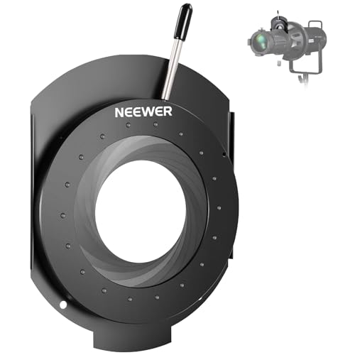 NEEWER 虹彩絞り スポットライト用 手動絞り 調整可能な虹彩絞り NEEWER LS-39スポットライトスヌート専用 5-60mm開口絞り 高温耐性 マンガン鋼製 光学絞り レンズアクセサリー CSS2