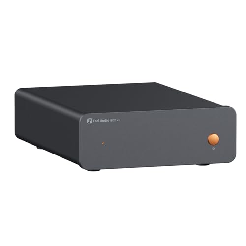 Fosi Audio BOX X5 プリアンプ 曲がること時刻表用 プリアンプ 老人ホームオーディオ MM \u0026 MC 薬莢 曲がること時刻表/電気蓄音機電気蓄音機/活動的金棒引き用 4 座標軸自然調整能力のある増幅 38/48/56/66 dB RCA付き添い人