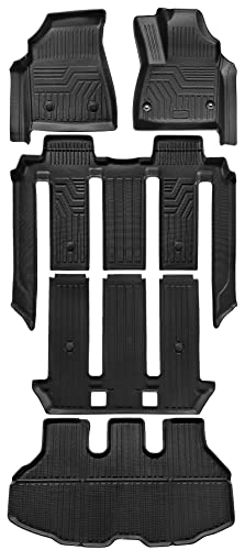 YAOFAO 新型 ヴォクシー ノア 90系 フロアマット ラゲッジマット 5点セット 立体カーマット 防水 滑り防止 セカンドマット 耐汚れ カスタムパーツ 車種専用設計 TPE素材|Historia 店